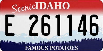 ID license plate E261146