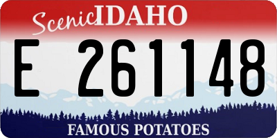 ID license plate E261148