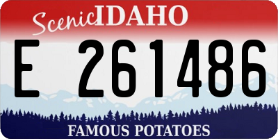 ID license plate E261486