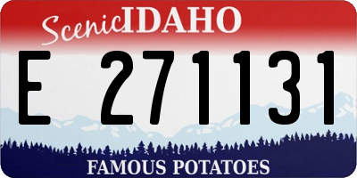 ID license plate E271131