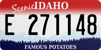 ID license plate E271148