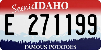 ID license plate E271199