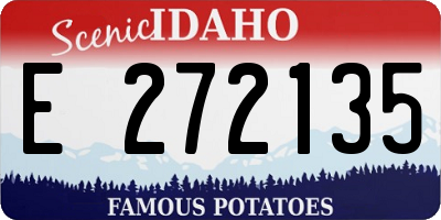 ID license plate E272135