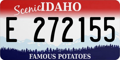 ID license plate E272155