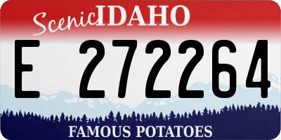 ID license plate E272264