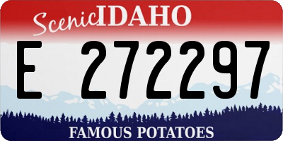 ID license plate E272297