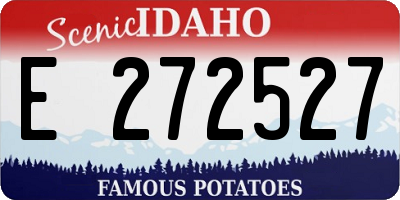 ID license plate E272527