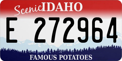 ID license plate E272964