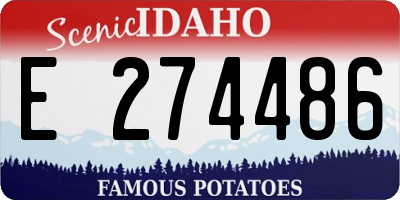 ID license plate E274486