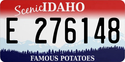 ID license plate E276148