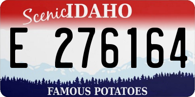 ID license plate E276164