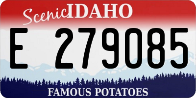 ID license plate E279085