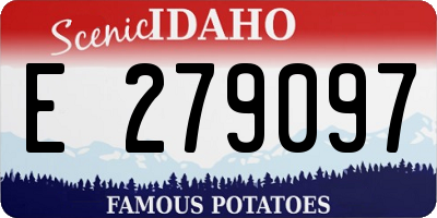 ID license plate E279097