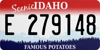 ID license plate E279148