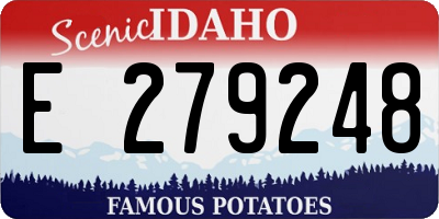 ID license plate E279248