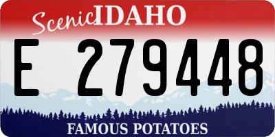 ID license plate E279448