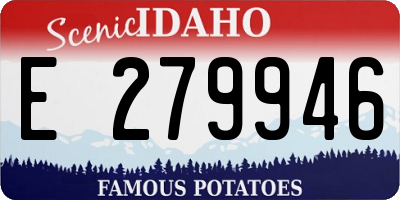 ID license plate E279946
