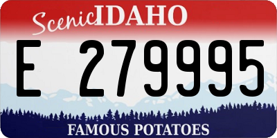 ID license plate E279995