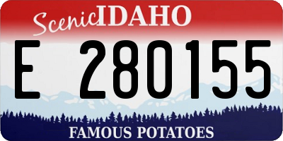 ID license plate E280155