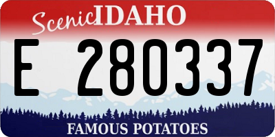ID license plate E280337