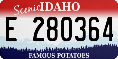 ID license plate E280364