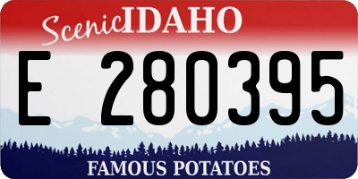 ID license plate E280395