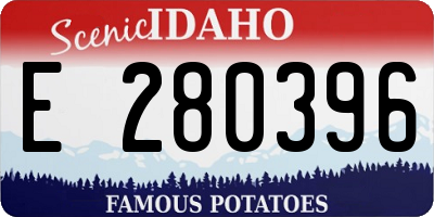 ID license plate E280396