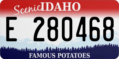 ID license plate E280468