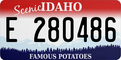 ID license plate E280486