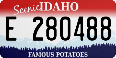 ID license plate E280488