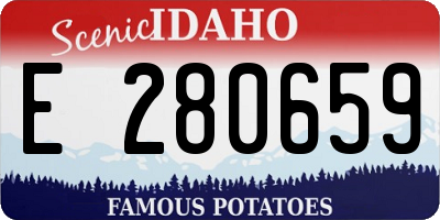 ID license plate E280659