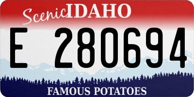 ID license plate E280694
