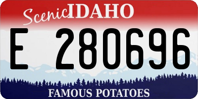 ID license plate E280696