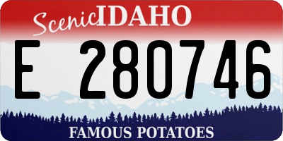 ID license plate E280746