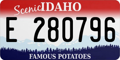 ID license plate E280796