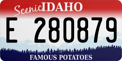 ID license plate E280879