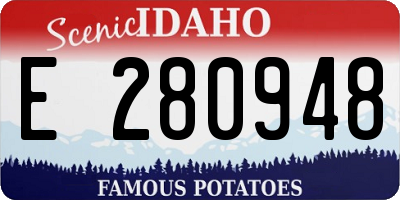 ID license plate E280948