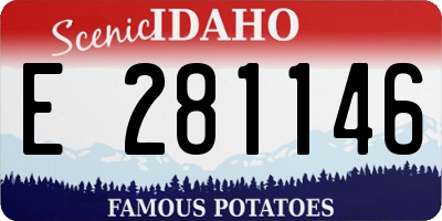 ID license plate E281146