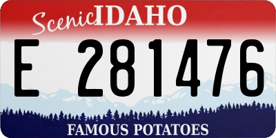 ID license plate E281476
