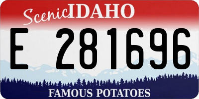 ID license plate E281696