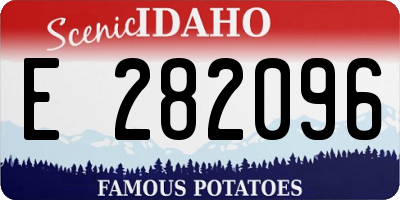 ID license plate E282096