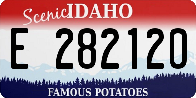 ID license plate E282120