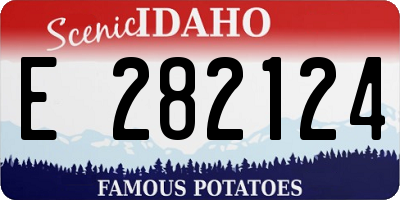 ID license plate E282124