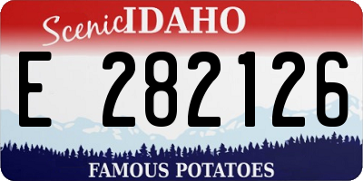 ID license plate E282126