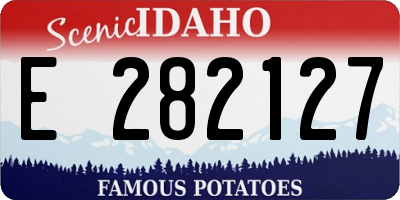 ID license plate E282127