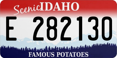ID license plate E282130