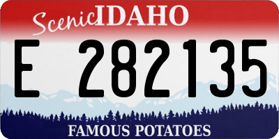 ID license plate E282135