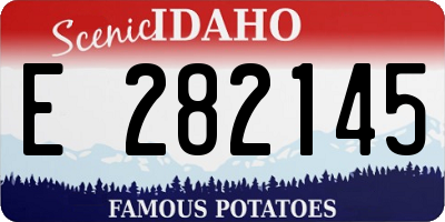 ID license plate E282145