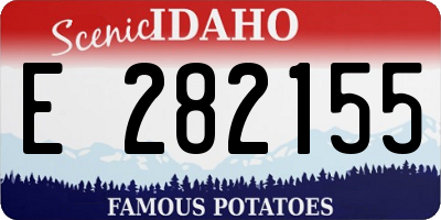 ID license plate E282155