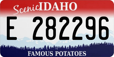 ID license plate E282296